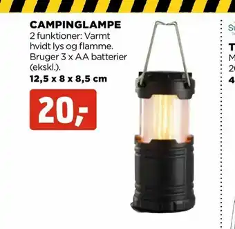 jem & fix Campinglampe tilbud