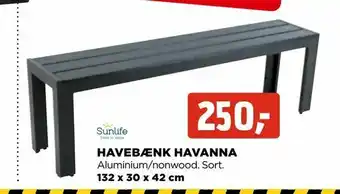 jem & fix Havebænk havanna tilbud