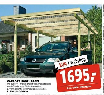 jem & fix Carport model basel tilbud