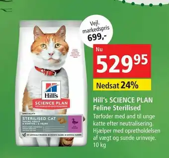 Maxi Zoo Hill‘s SCIENCE PLAN Feline Sterilised tilbud