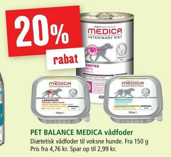 Maxi Zoo PET BALANCE MEDICA vådfoder tilbud