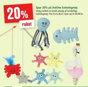 Maxi Zoo AniOne kattelegetøj tilbud