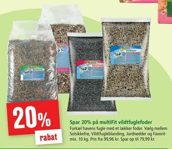 Multifit vildtfuglefoder
