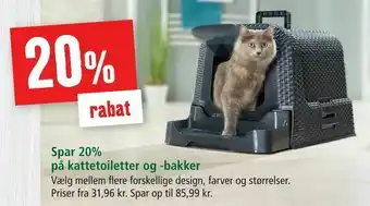 Kattetoiletter og -bakker
