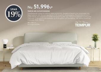 SENG Tempur arc elevationsseng tilbud