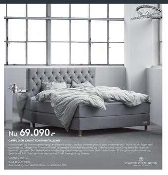 SENG Carpe diem sandö kontinentalseng tilbud