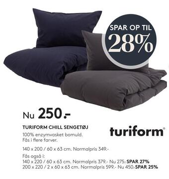 SENG Turiform chill sengetøj tilbud
