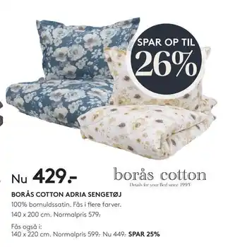 SENG Borås cotton adria sengetøj tilbud