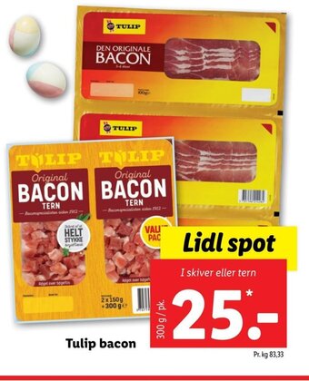 Lidl Tulip Bacon tilbud