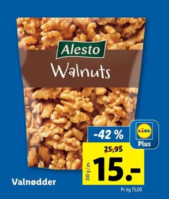 Lidl Valnødder tilbud