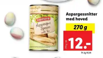Lidl Aspargessnitter Med Hoved tilbud