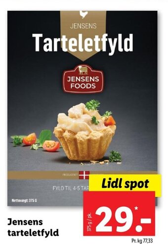 Lidl Jensens Tarteletfyld tilbud