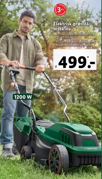Lidl Elektrisk Græsslåmaskine tilbud