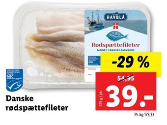 Danske Rødspættefileter