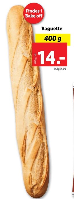 Lidl Baguette tilbud