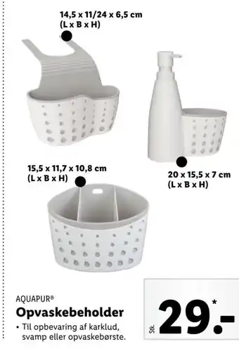 Lidl Opvaskebeholder tilbud