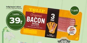 Dagli'Brugsen Tulip bacon i skiver tilbud