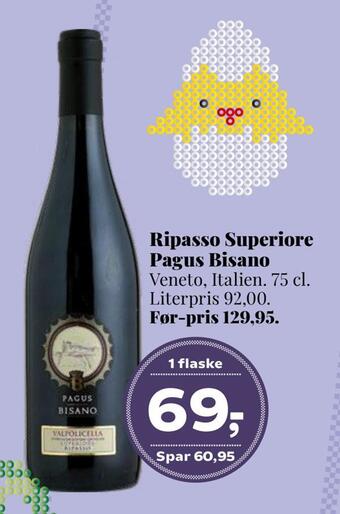 Dagli'Brugsen Ripasso superiore pagus bisano tilbud