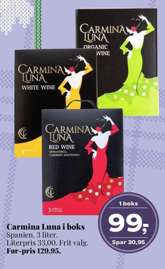 Dagli'Brugsen Carmina luna i boks tilbud