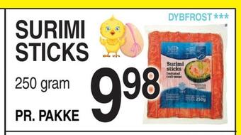 Surimi sticks