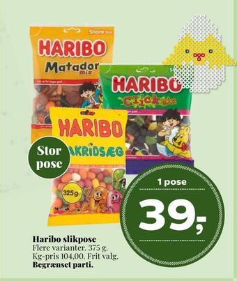 Dagli'Brugsen Haribo slikpose tilbud