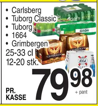 ABC Lavpris • carlsberg • tuborg classic • tuborg • 1664 • grimbergen tilbud