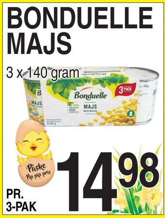 Bonduelle majs
