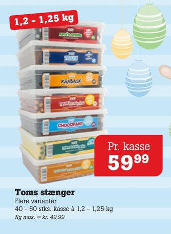 Poetzsch Padborg Toms stænger tilbud