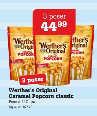 Werther's original caramel popcorn classic