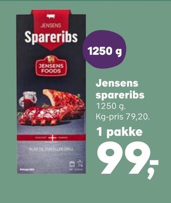 Kvickly Jensens spareribs tilbud