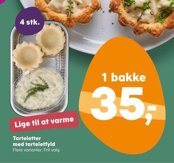 Kvickly Tarteletter med tarteletfyld tilbud