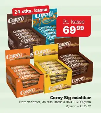 Poetzsch Padborg Corny big müslibar tilbud