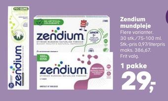 Kvickly Zendium mundpleje tilbud