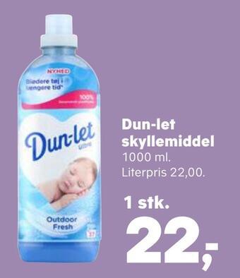 Kvickly Dun-let skyllemiddel tilbud
