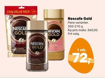 Nescafe gold