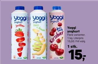 Kvickly Yoggi yoghurt tilbud