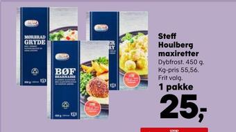 Kvickly Steff houlberg maxiretter tilbud