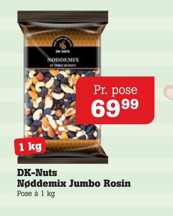 Poetzsch Padborg Dk-nuts nøddemix jumbo rosin tilbud