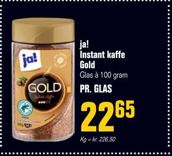 Poetzsch Padborg Ja! instant kaffe gold tilbud