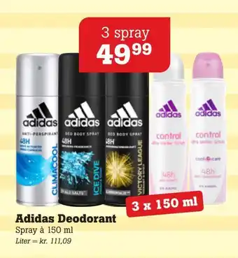 Adidas deodorant