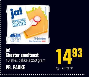 Ja! chester smelteost