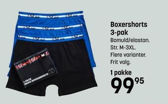 Boxershorts 3-pak