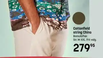 Kvickly Cottonfield string chino tilbud