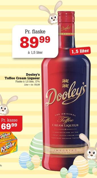 Dooley's toffee cream liqueur