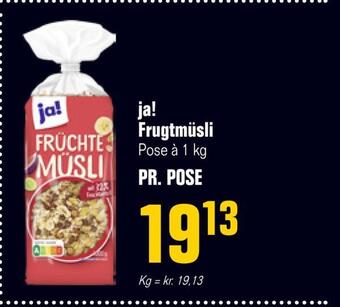 Poetzsch Padborg Ja! frugtmüsli tilbud