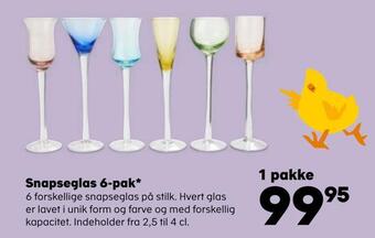 Snapseglas 6-pak