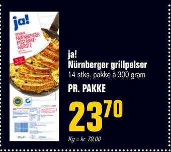 Poetzsch Padborg Ja! nürnberger grillpølser tilbud