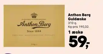 SuperBrugsen Anthon berg guldæske tilbud