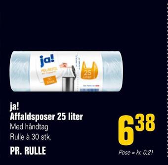 Poetzsch Padborg Ja! affaldsposer 25 liter tilbud
