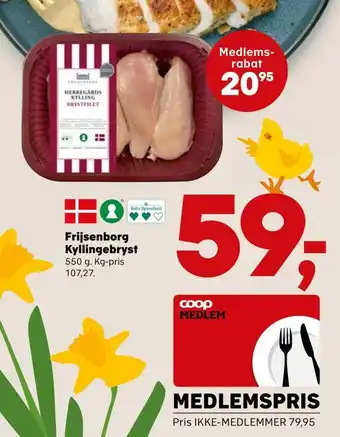 SuperBrugsen Frijsenborg kyllingebryst tilbud